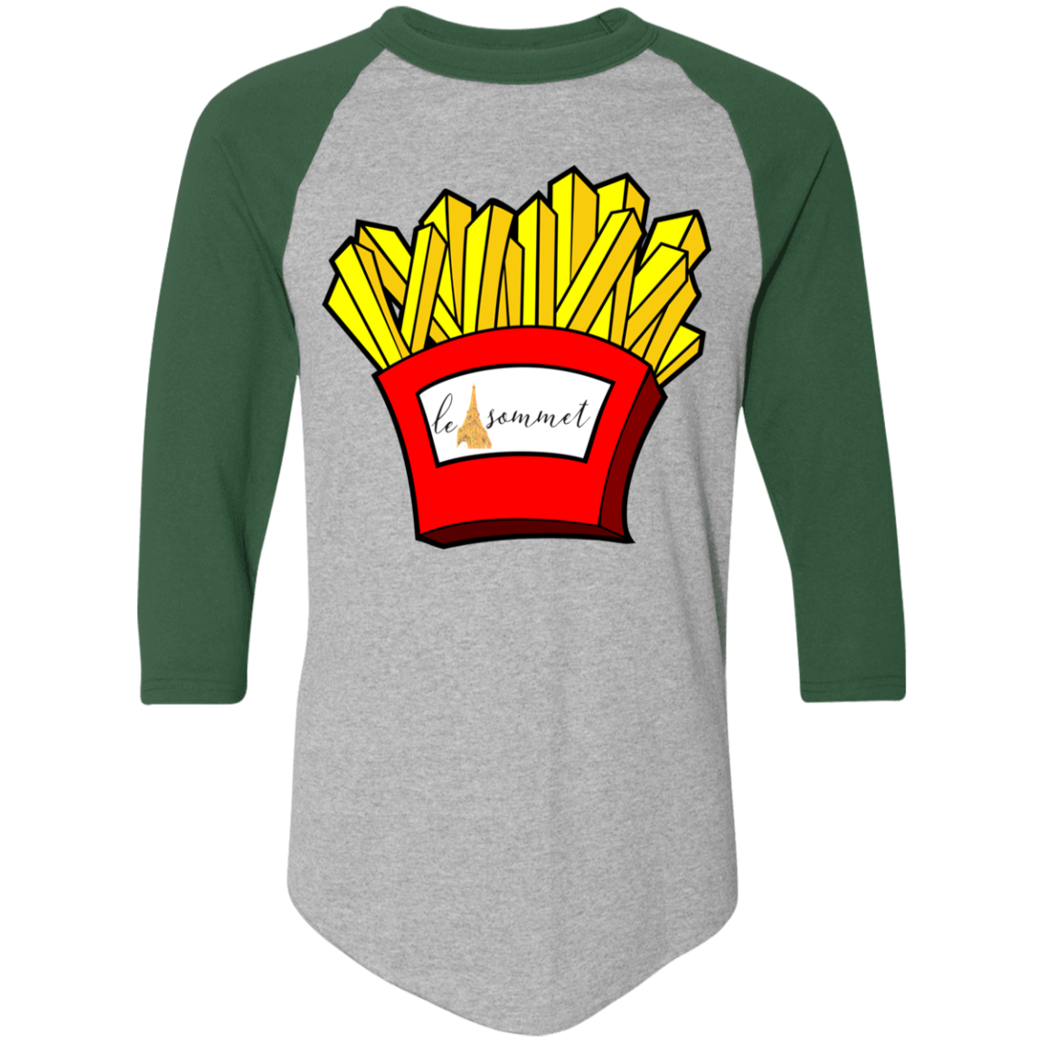 French Fries Colorblock Raglan Jersey