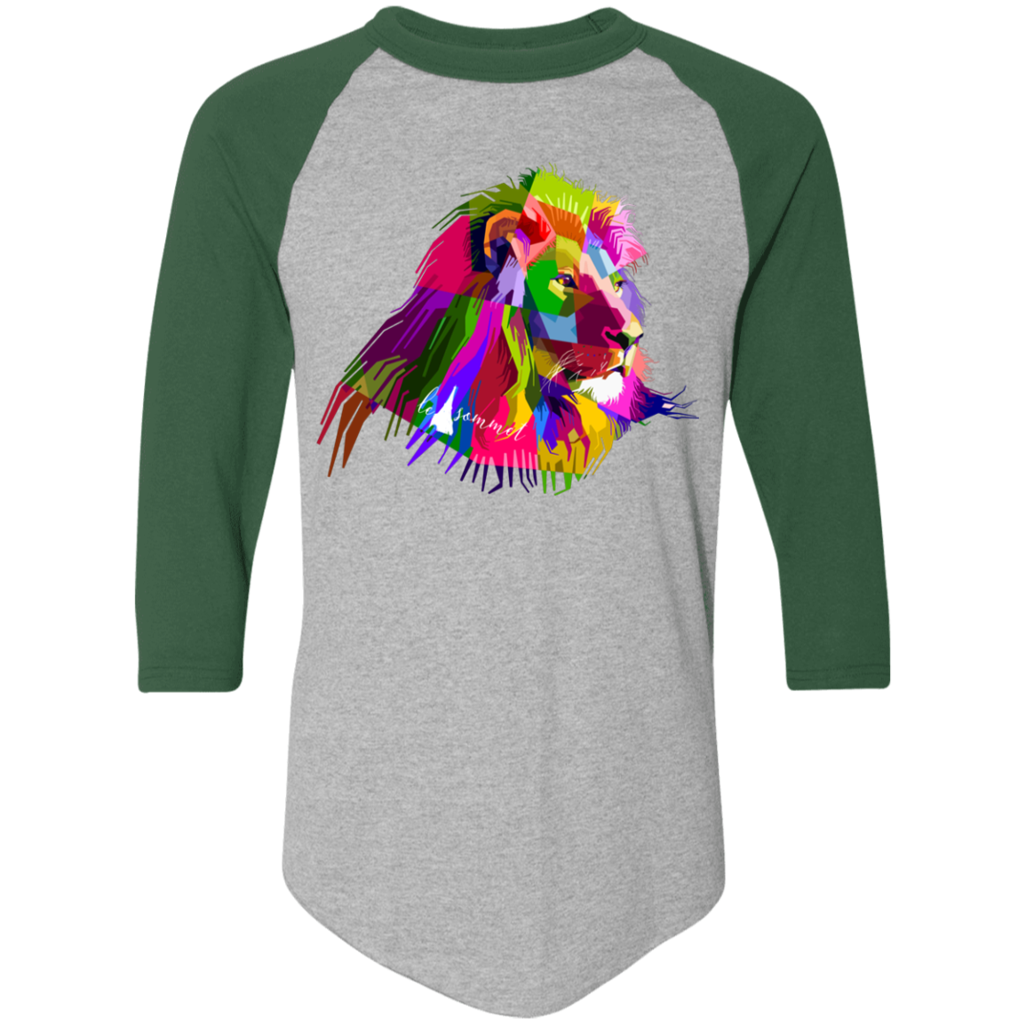 Prismatic Lion Colorblock Raglan Jersey