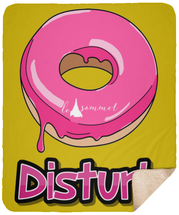 Donut Disturb Sherpa Blanket - 50x60