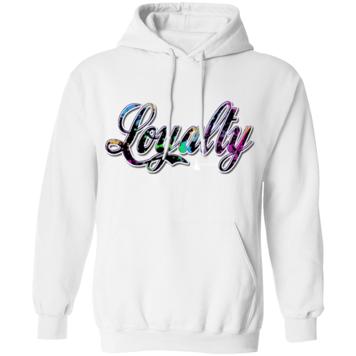 Loyalty Paint Splatter Pullover Hoodie 8 oz.