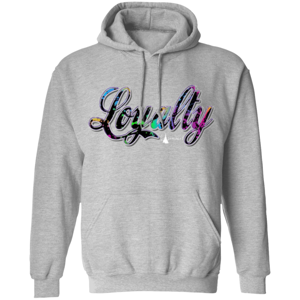 Loyalty Paint Splatter Pullover Hoodie 8 oz.