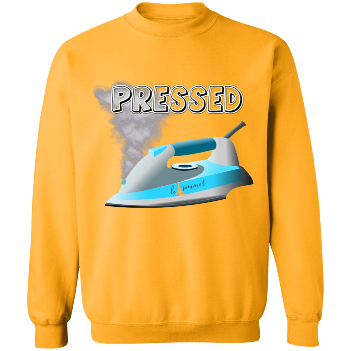 Pressed Crewneck Pullover Sweatshirt  8 oz.