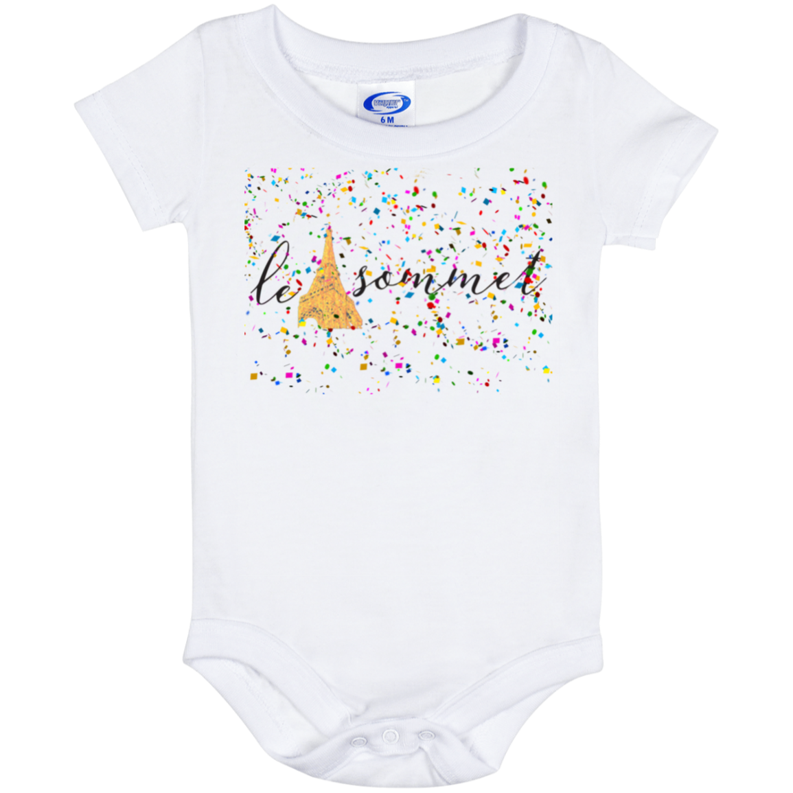 Le Sommet Life is Confetti Baby Onesie 6 Month