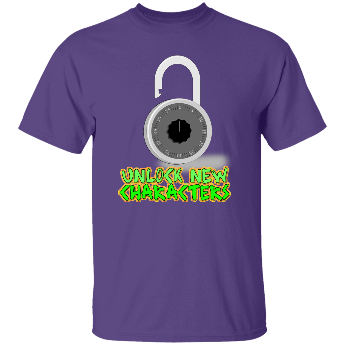 Unlock New Characters 5.3 oz. T-Shirt (chg)