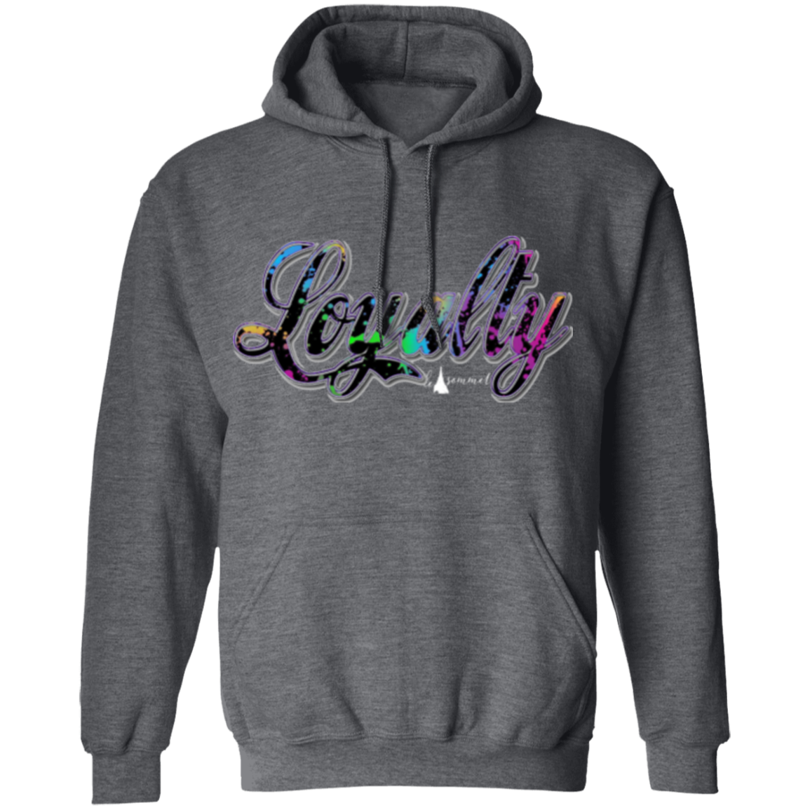 Loyalty Paint Splatter Pullover Hoodie 8 oz.