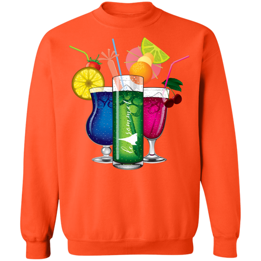 Drinks on Me Crewneck Pullover Sweatshirt  8 oz.