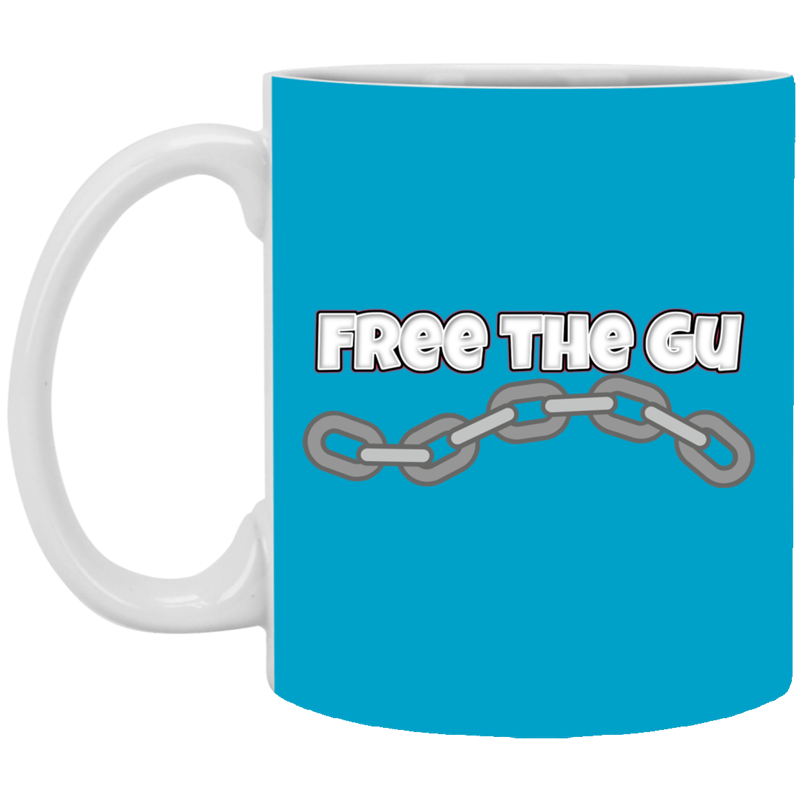 Free the Gu 11 oz. White Mug