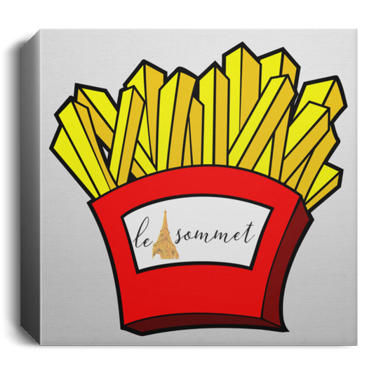 French Fries Deluxe Square Canvas 1.5in Frame