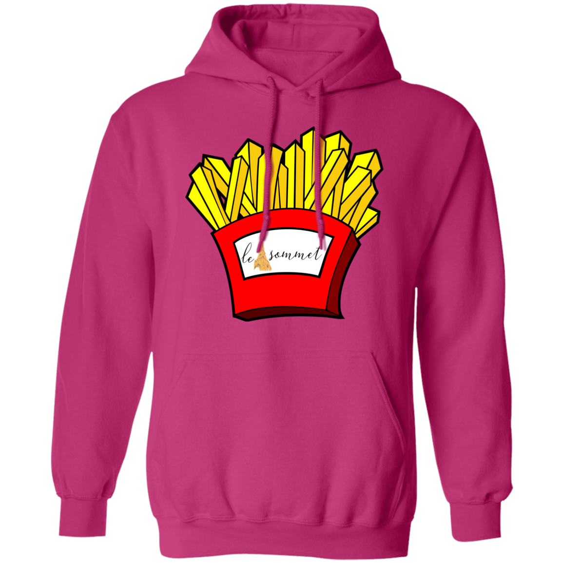 French Fries Pullover Hoodie 8 oz.