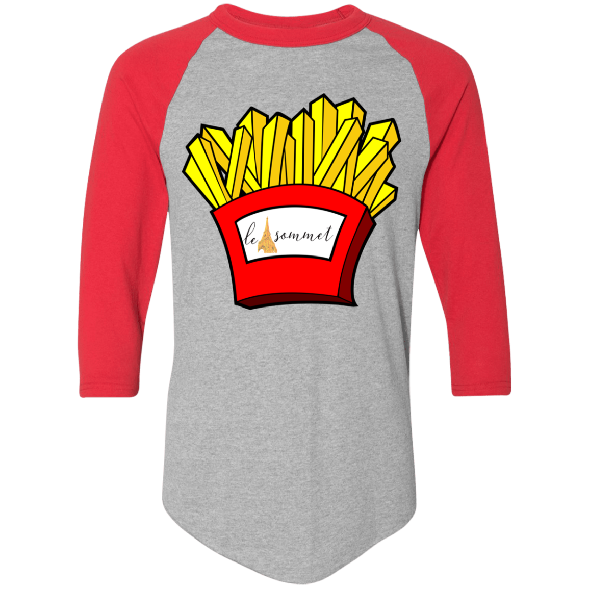 French Fries Colorblock Raglan Jersey