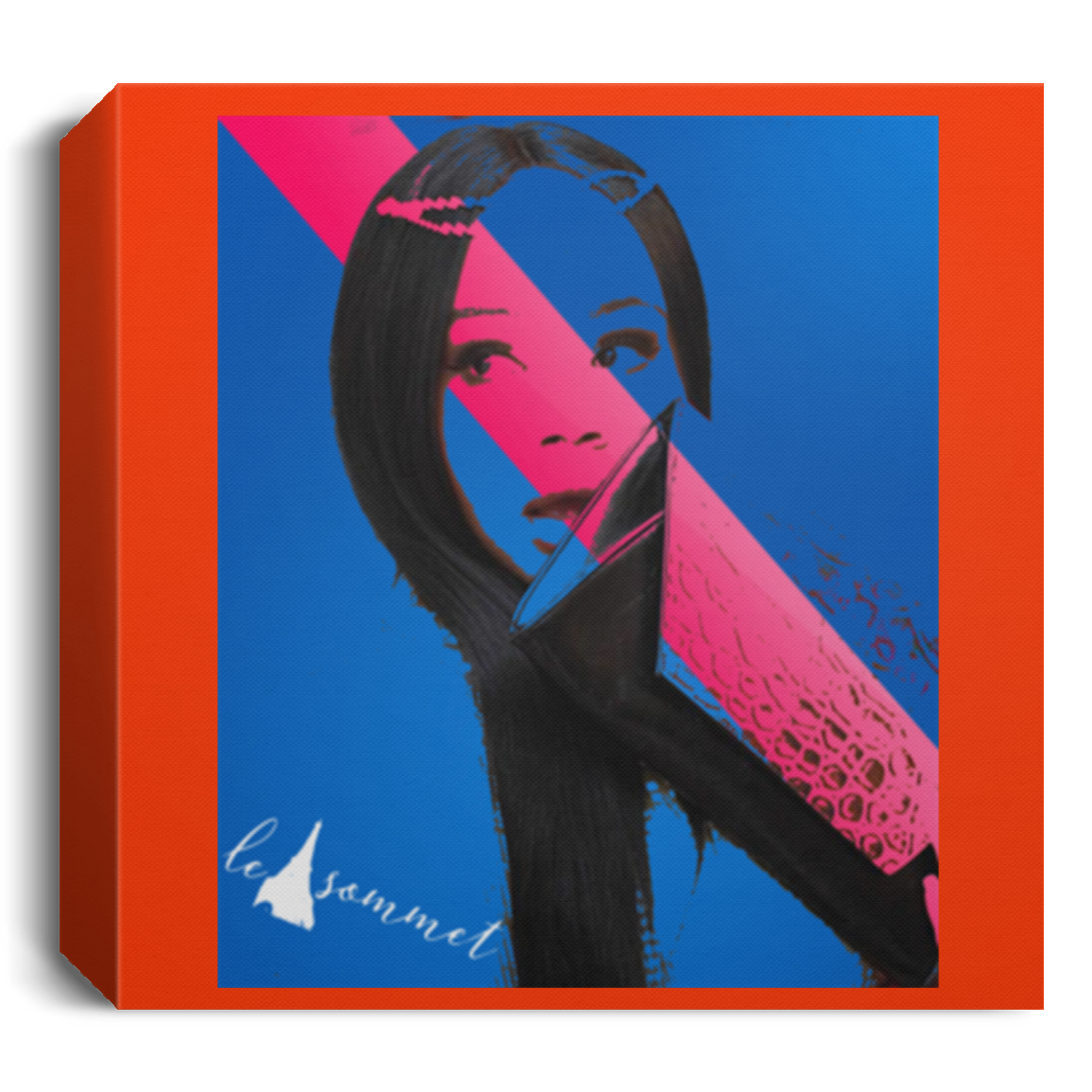 Queen Jay Marie Deluxe Square Canvas 1.5in Frame