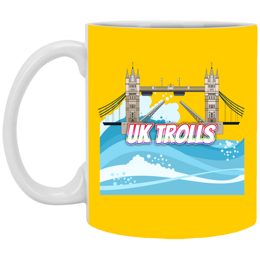 UK Trolls 11 oz. White Mug