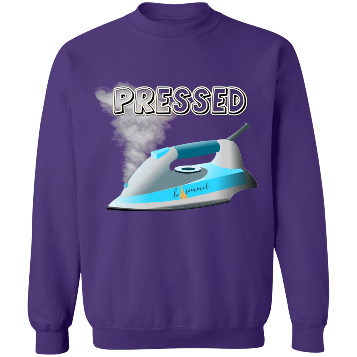 Pressed Crewneck Pullover Sweatshirt  8 oz.