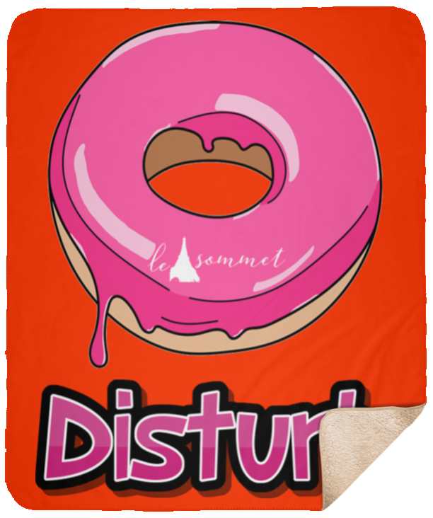 Donut Disturb Sherpa Blanket - 50x60