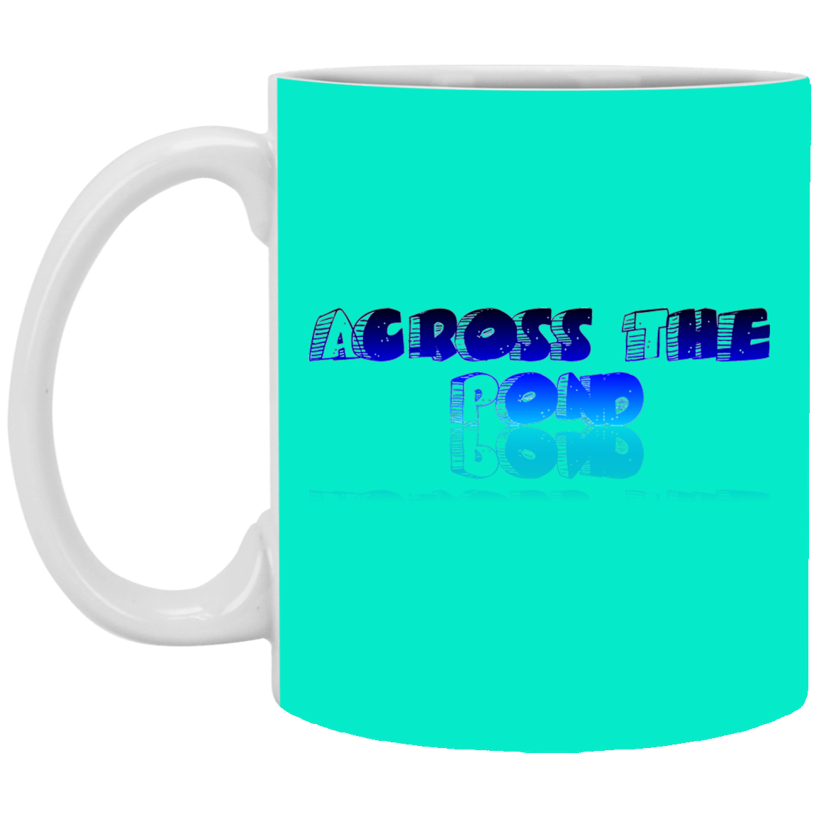 Across the Pond 11 oz. White Mug