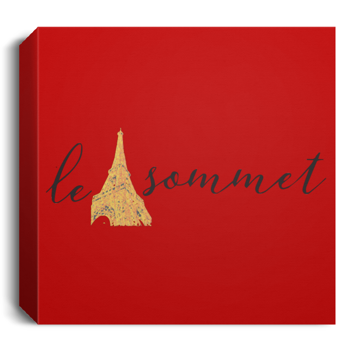 Le Sommet Logo Deluxe Square Canvas 1.5in Frame