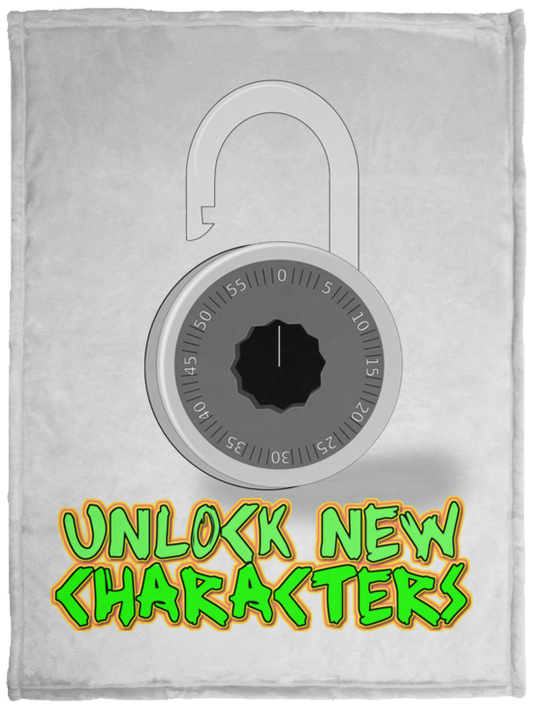 Unlock New Characters Plush Fleece Blanket - 30x40 (chg)