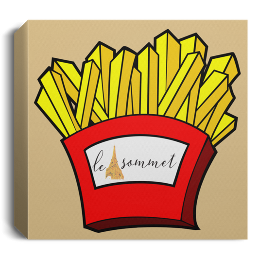 French Fries Deluxe Square Canvas 1.5in Frame