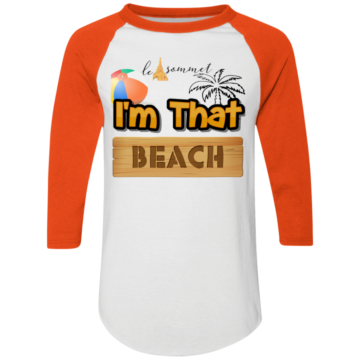 I'm that Beach Colorblock Raglan Jersey