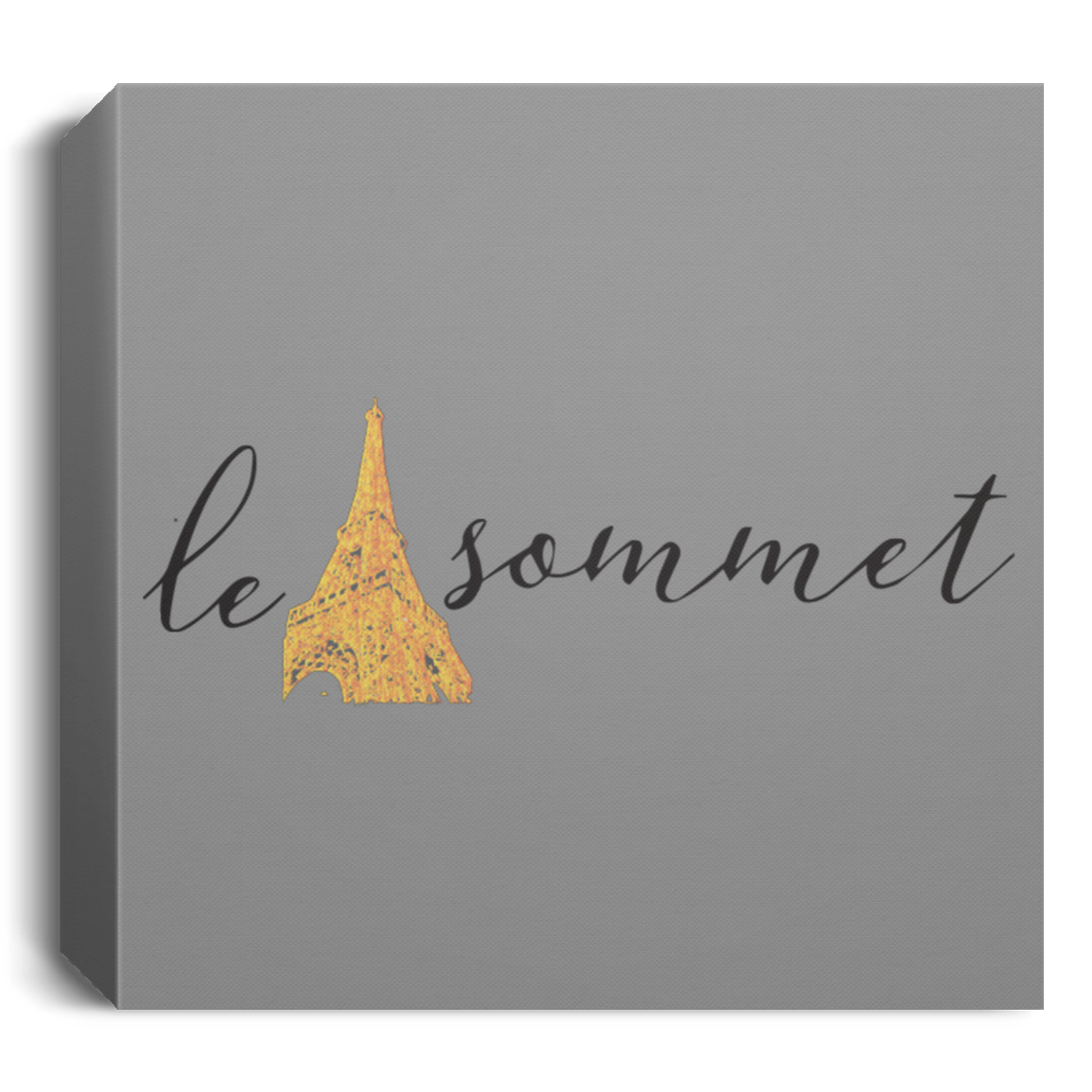 Le Sommet Logo Deluxe Square Canvas 1.5in Frame