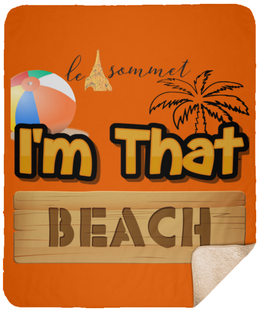 I'm that Beach Sherpa Blanket - 50x60