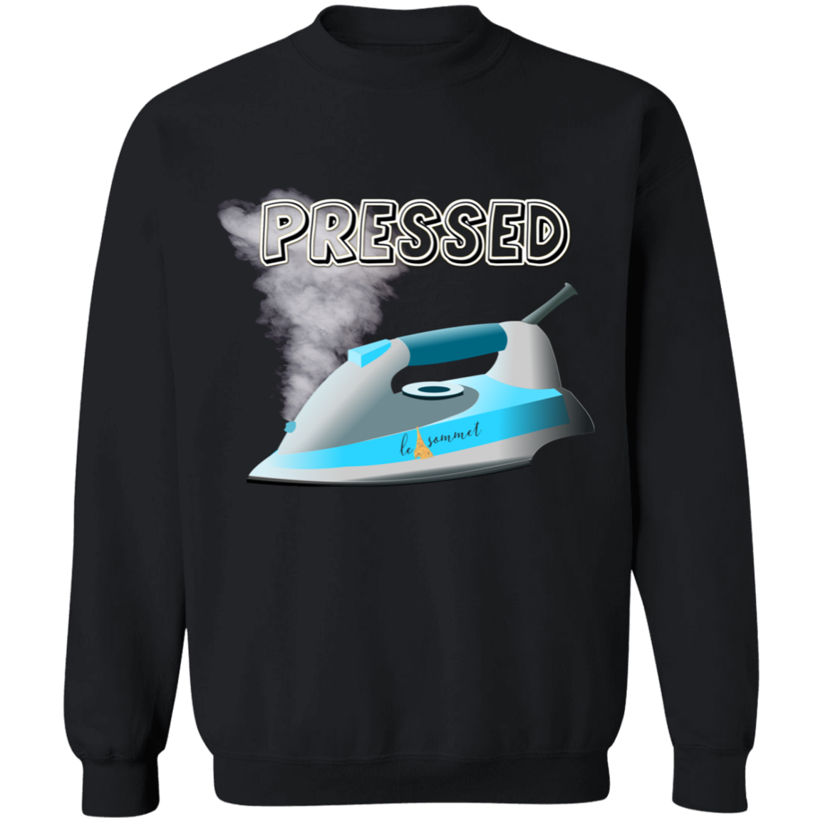 Pressed Crewneck Pullover Sweatshirt  8 oz.