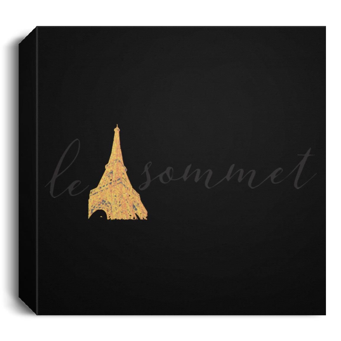 Le Sommet Logo Deluxe Square Canvas 1.5in Frame