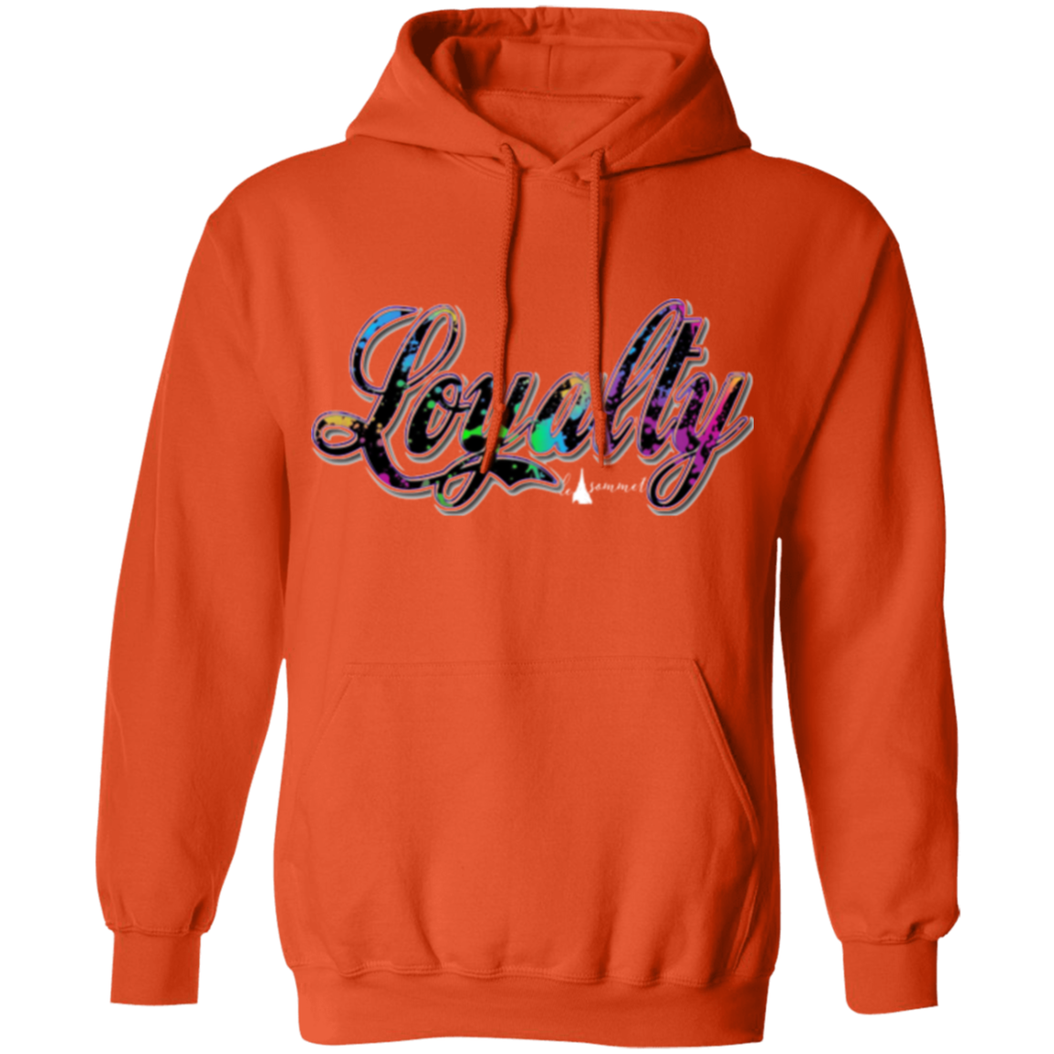 Loyalty Paint Splatter Pullover Hoodie 8 oz.