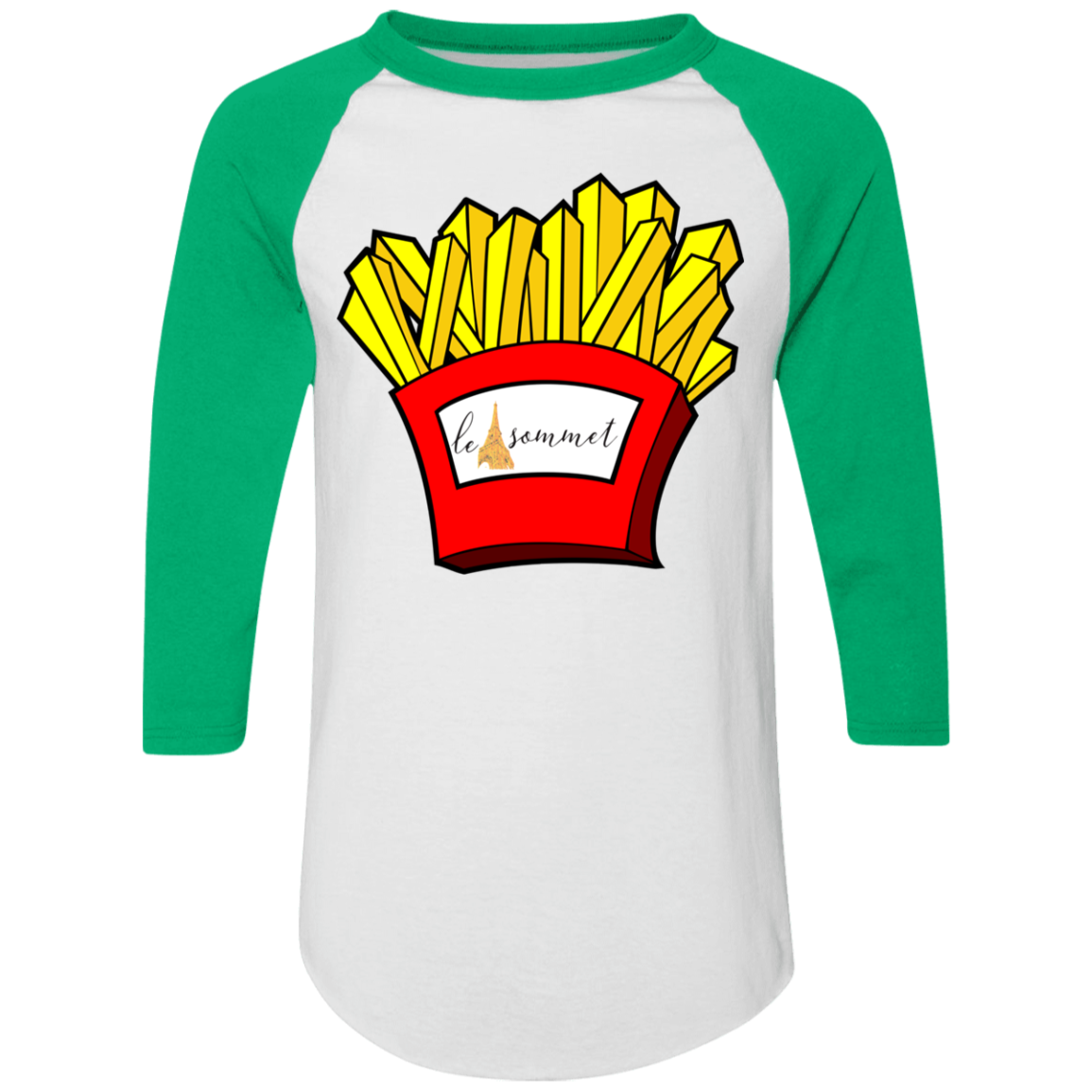 French Fries Colorblock Raglan Jersey