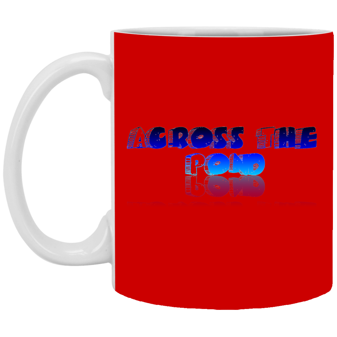 Across the Pond 11 oz. White Mug