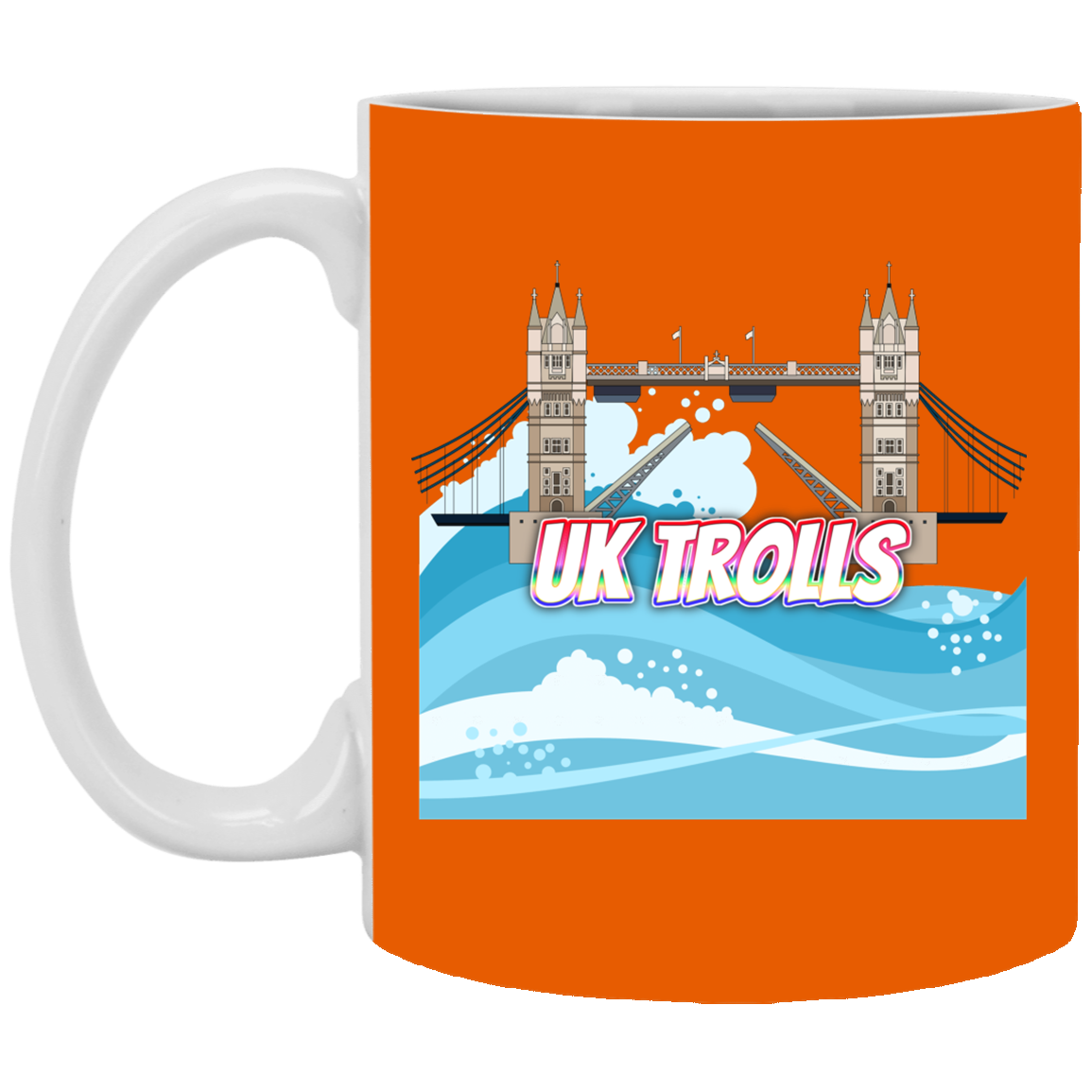 UK Trolls 11 oz. White Mug