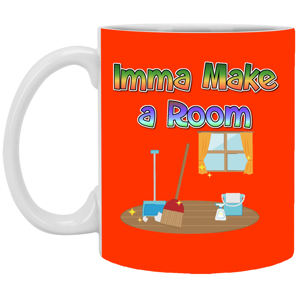 Imma Make a Room 11 oz. White Mug