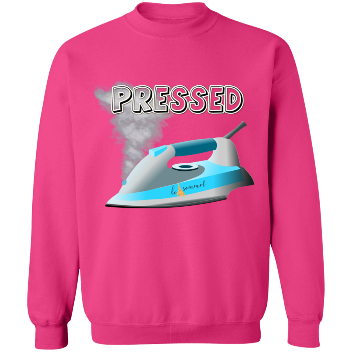 Pressed Crewneck Pullover Sweatshirt  8 oz.