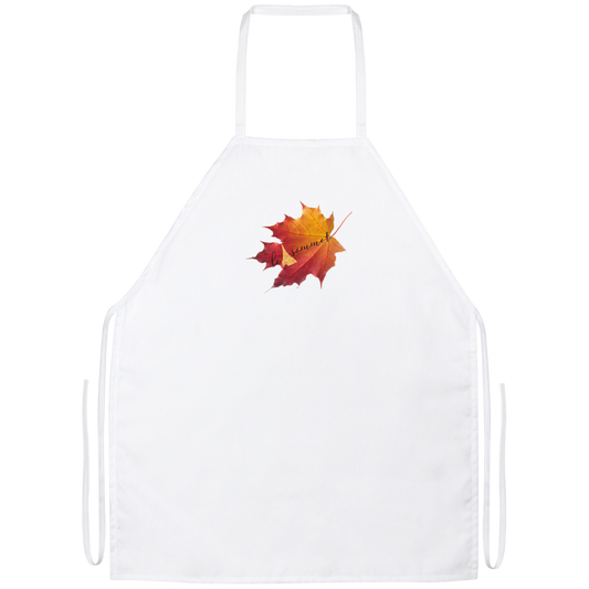 Autumn Logo Leaf Apron