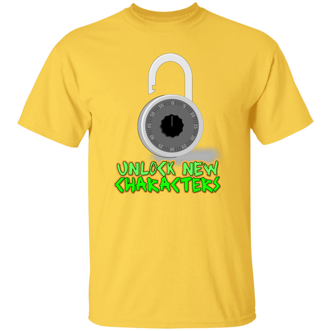 Unlock New Characters 5.3 oz. T-Shirt (chg)