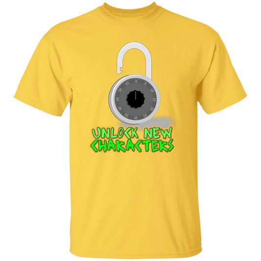 Unlock New Characters 5.3 oz. T-Shirt (chg)