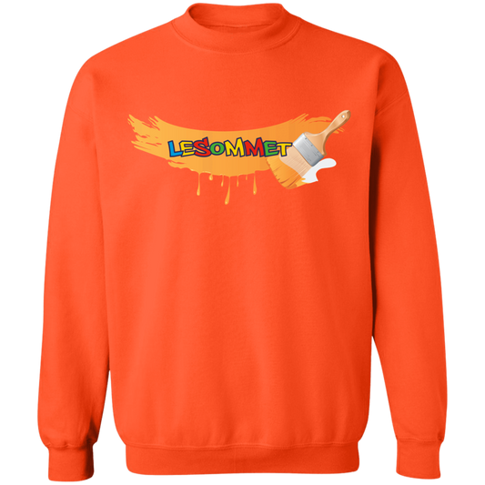 Graffiti Paint Stroke Crewneck Pullover Sweatshirt  8 oz.