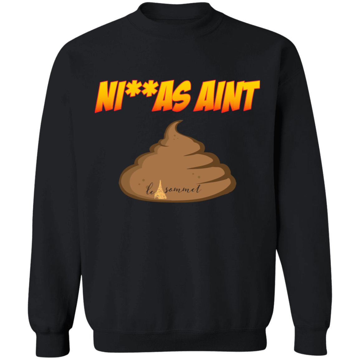 NAS Crewneck Pullover Sweatshirt  8 oz.