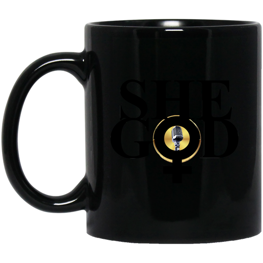 BM11OZ 11 oz. Black Mug