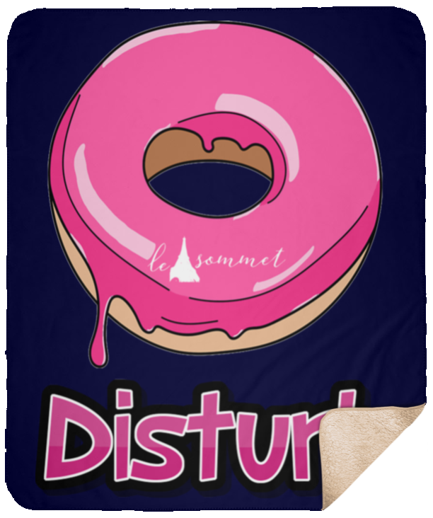 Donut Disturb Sherpa Blanket - 50x60