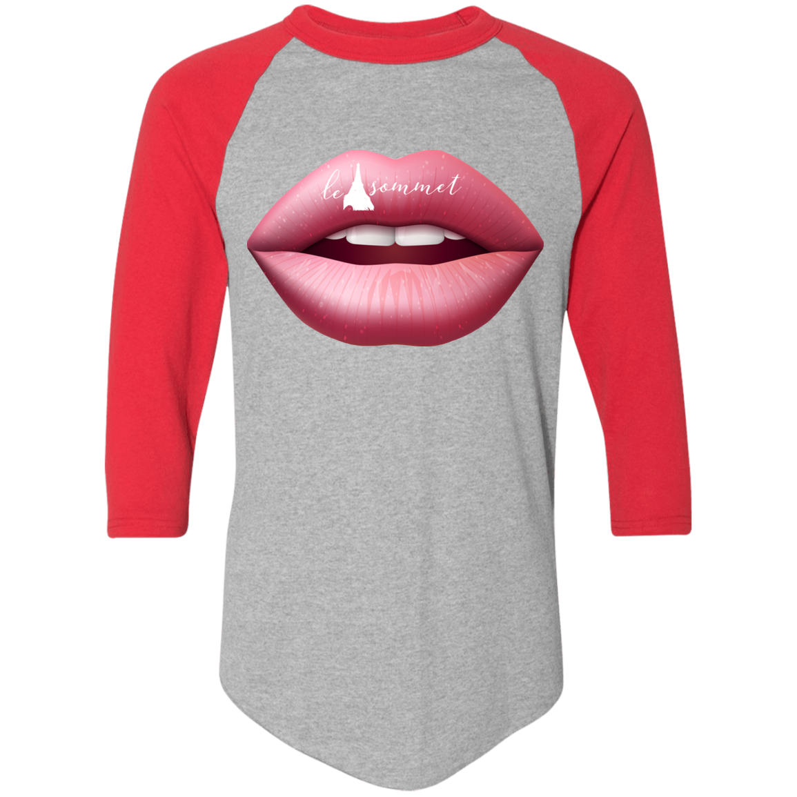 Pinky Lips Colorblock Raglan Jersey