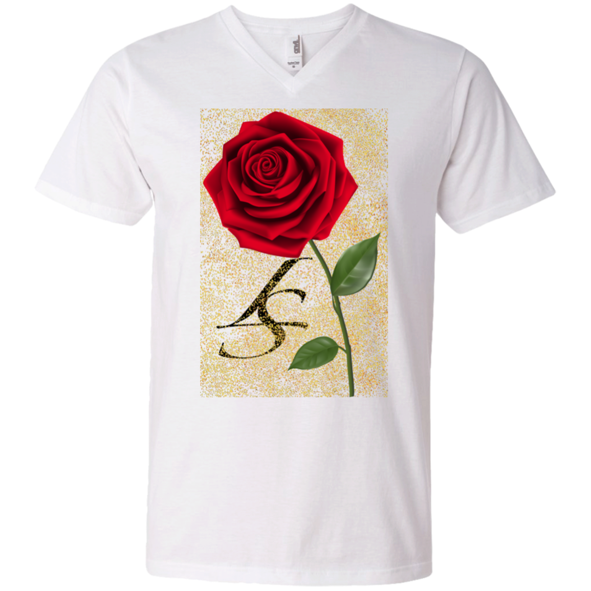 So Rosey Printed V-Neck T-Shirt