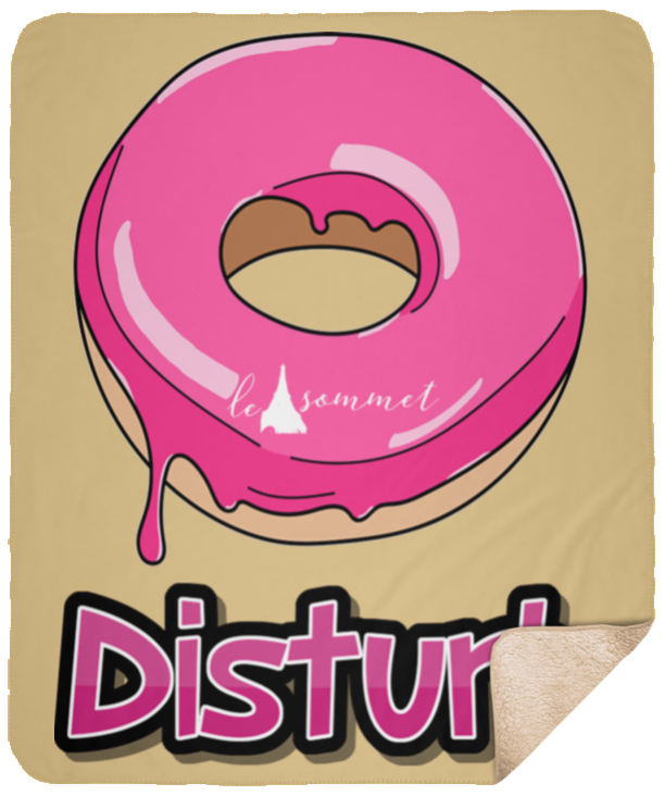 Donut Disturb Sherpa Blanket - 50x60