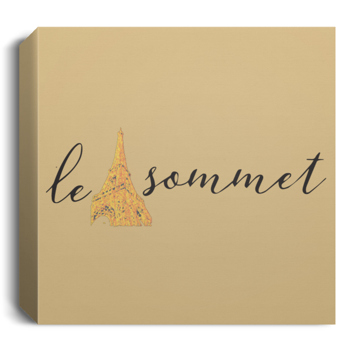 Le Sommet Logo Deluxe Square Canvas 1.5in Frame