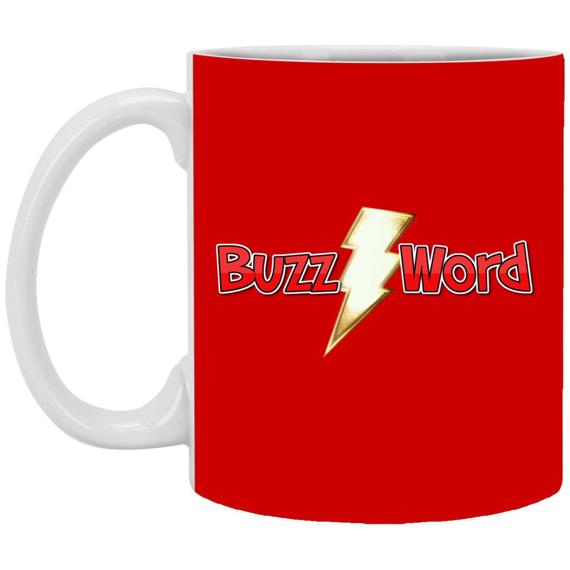 Buzz Word 11 oz. White Mug