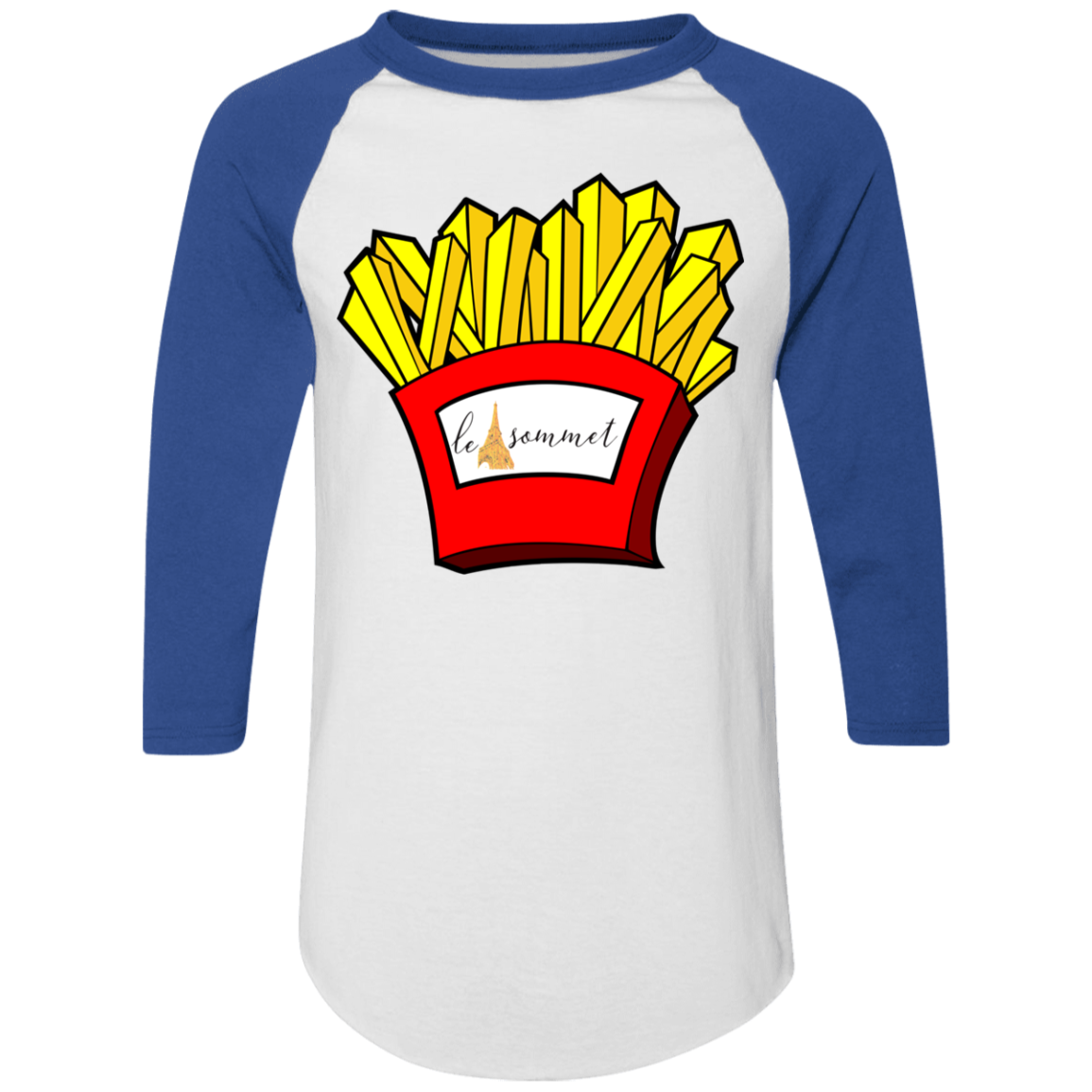 French Fries Colorblock Raglan Jersey