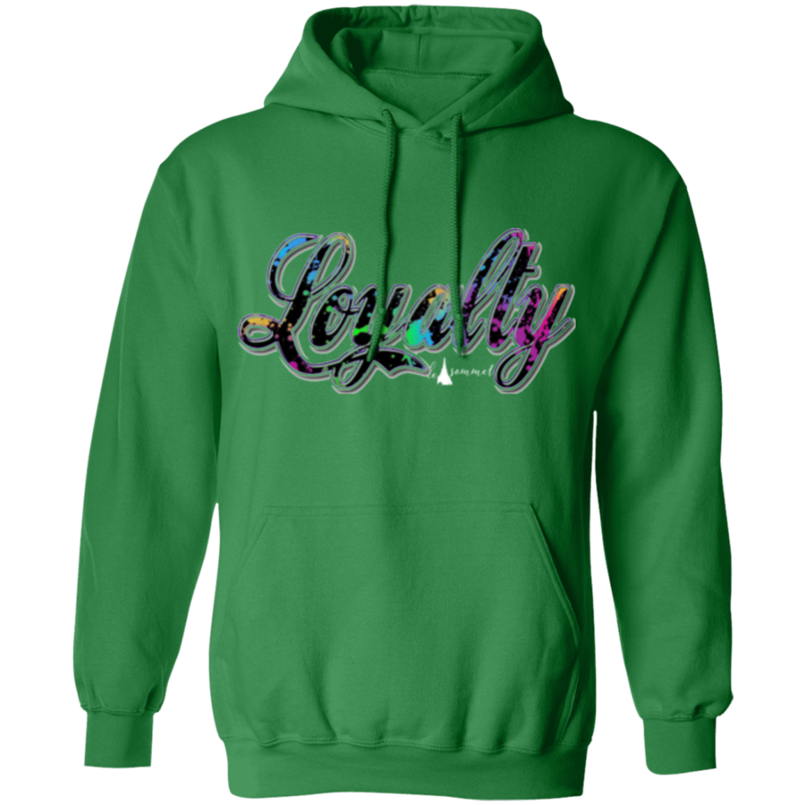 Loyalty Paint Splatter Pullover Hoodie 8 oz.