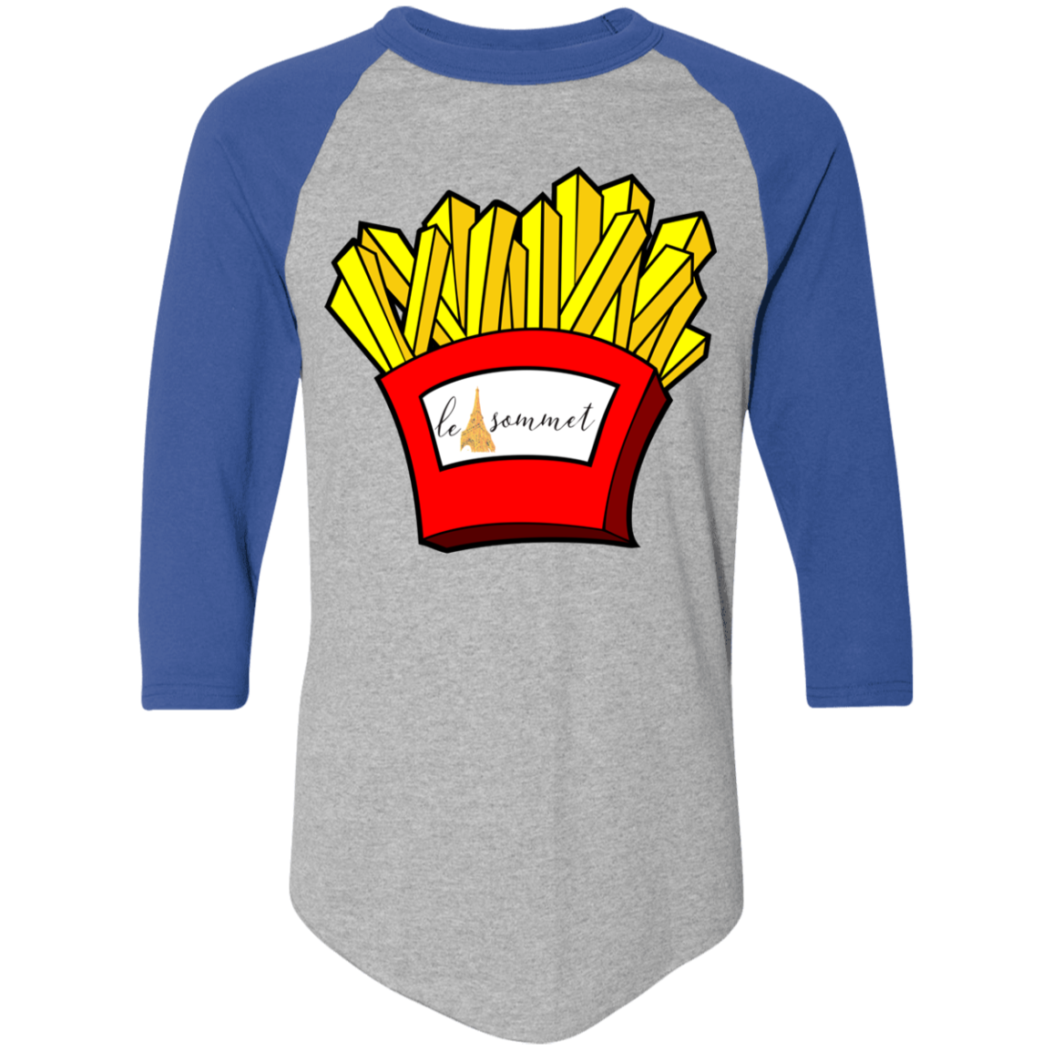 French Fries Colorblock Raglan Jersey