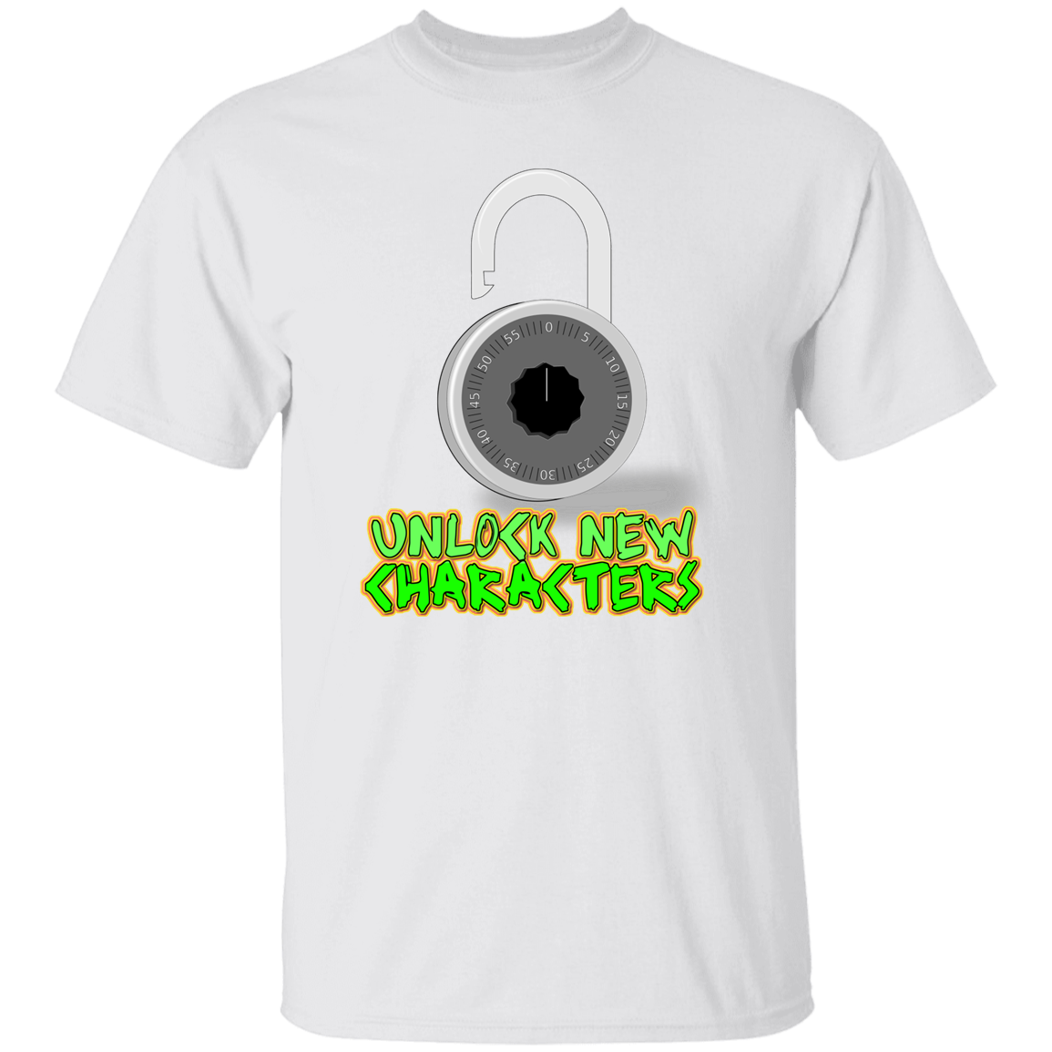 Unlock New Characters 5.3 oz. T-Shirt (chg)