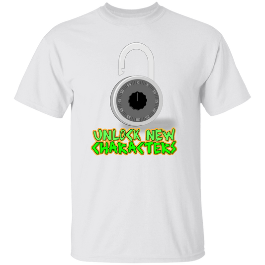 Unlock New Characters 5.3 oz. T-Shirt (chg)